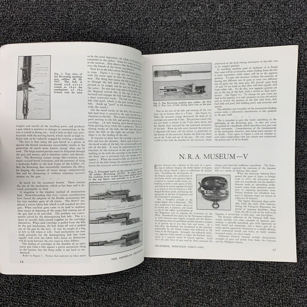 Vintage The American Rifleman Magazine December 1941 Sporting Hunting Firearms - Picture 9 of 11
